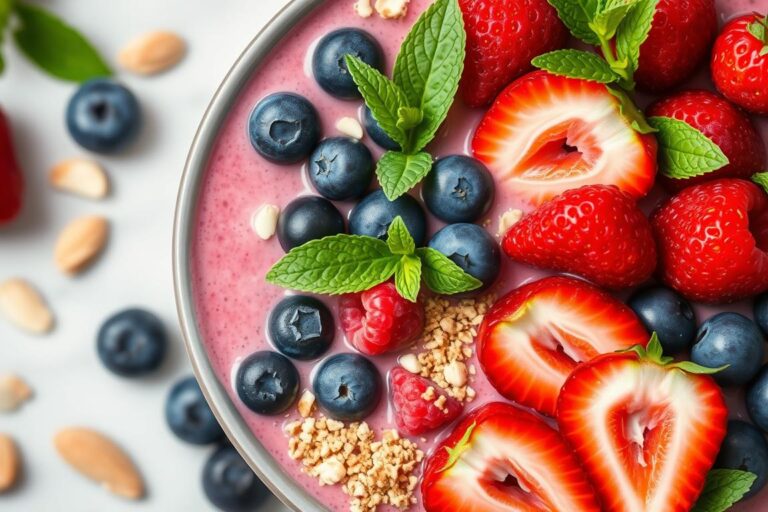 Beeren-Mandelmilch-Smoothie Rezept