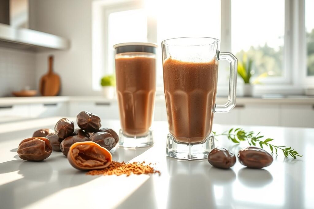 Dattel-Kakao-Smoothie Zubereitung