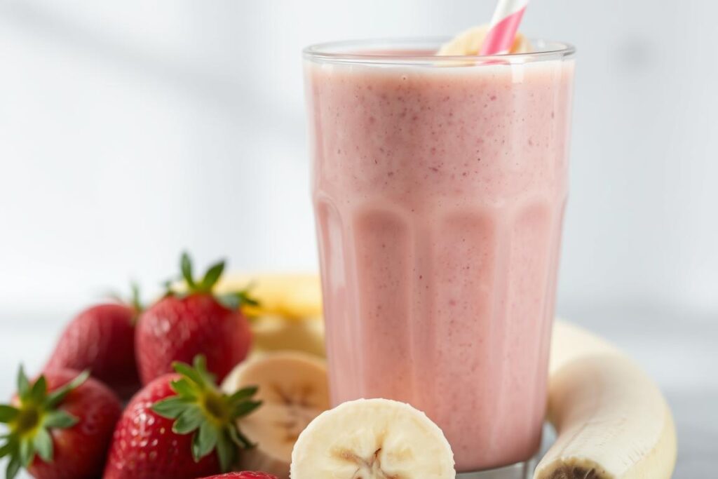 Erdbeer-Bananen-Smoothie Rezept: Leckeres Getränk einfach zubereiten