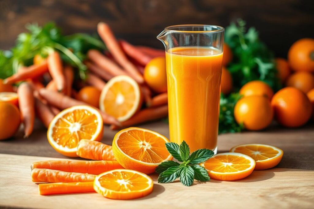 Karotten-Orangen-Smoothie Zutaten