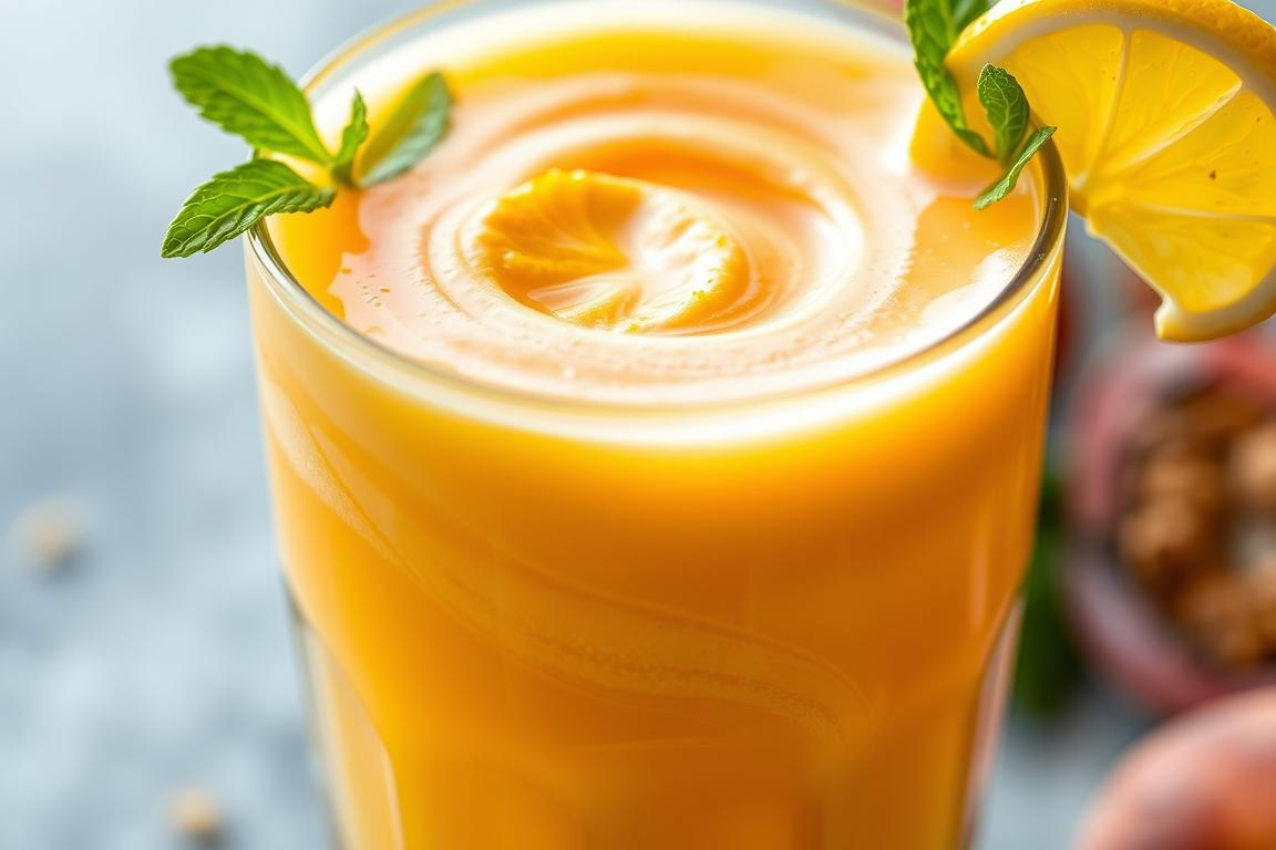 Pfirsich-Maracuja-Smoothie Rezept