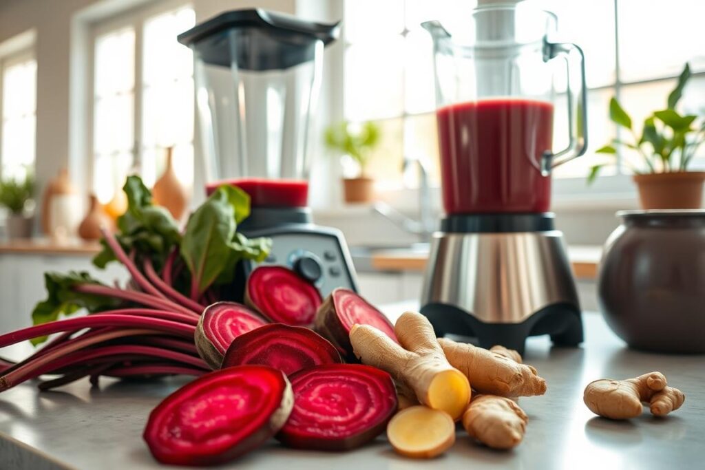 Rote-Bete-Ingwer-Smoothie Zubereitung
