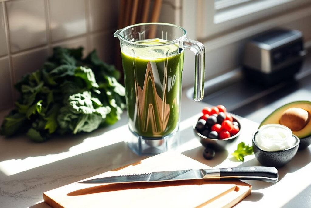 grünen smoothie zubereitung